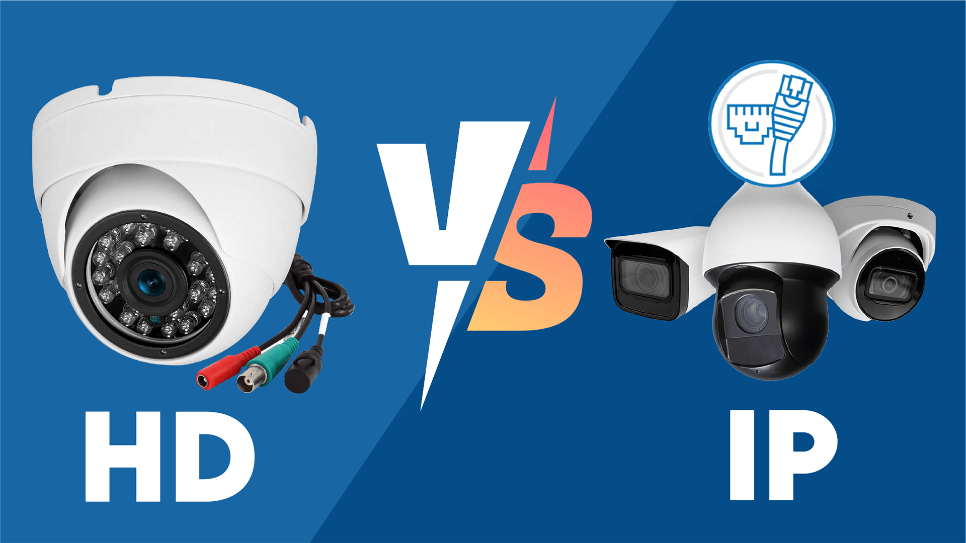 Difference Between HD and IP CCTV Camera